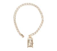 INVICTA Mini - Necklace 49935 Reloj para Mujer - Impermeable - Analógico - Movimiento Cuarzo - Acero Inoxidable con Esfera Oro Rossa - 17mm