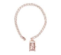 INVICTA Mini - Necklace 49936 Reloj para Mujer - Impermeable - Analógico - Movimiento Cuarzo - Acero Inoxidable con Esfera Plata - 17mm