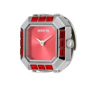 INVICTA Mini - Ring 49582 Reloj para Mujer - Impermeable - Analógico - Movimiento Cuarzo - Acero Inoxidable con Esfera Verde - 21mm