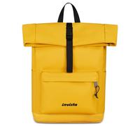 Invicta Mochila Act Fold Slim, Amarillo, 20 L, Monoscompartimento, Bolsillos laterales para botella de agua, bolsillo para PC, trabajo, universidad, oficina, niño, niña
