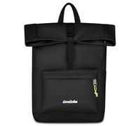 Invicta Mochila Act Fold Slim, negra, 20 L, monocompartimento, bolsillos laterales para botella de agua, bolsillo para PC, trabajo, universidad, oficina, niño, niña
