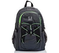 Invicta Mochila, ACTIVE Benin Mochila ecológica, Mochila Casual, Unisex, Perfecta para la oficina, los viajes, el tiempo libre y la escuela, con funda para portátil, Diseño italiano, Gris