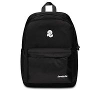 Invicta Mochila CARLSON PLAIN BACKPACK GRS, Jet Black - Mochila de Negocio, Trabajo, Diario, Viaje, Escolares, para hombres, mujeres y adolescentes - Mochila Viaje