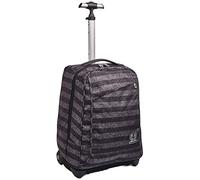 Invicta Mochila con Ruedas Trolley Stripes, Negro y Gris - Mochila 2 en 1, Mochila Escolar con Carro, Crossover System - Bolso Escolar Niños y Adolescentes - Bolsillo Interior para Portátil