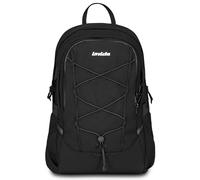 Invicta Mochila de trabajo Act Plus, negra, doble compartimento con bolsillo para PC de 14", bolsillo para botella y fondo reforzado, mochila espaciosa y versátil de 29 L para oficina y universidad