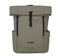 Invicta Mochila de Trabajo Invict-Act Fold, Gris, monocompartimento con Bolsillo PC 15,6", Bolsillo para Botella y Fondo Reforzado, Mochila espaciosa 32 L para Oficina y Universidad, para Hombre y