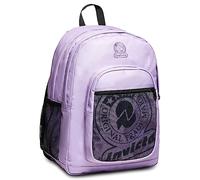 Invicta Mochila Doble Compartimiento DIAL LOGO, Púrpura - Mochila de Negocio, Trabajo, Diario, Viaje, Escolares, para hombres, mujeres y adolescentes - Mochila Viaje