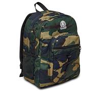 Invicta Mochila Doble Compartimiento DIAL MIX 2 FANTASY GRS, Verde Camoflaje - Mochila de Negocio, Trabajo, Diario, Viaje, Escolares, para hombres, mujeres y adolescentes