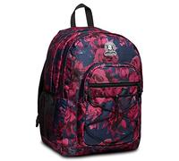 Invicta Mochila Doble Compartimiento MOCHILA DIAL ROSES FANTASY, Negro y Rosa - Mochila de Negocio, Trabajo, Diario, Viaje, Escolares, para hombres, mujeres y adolescentes - Mochila Viaje