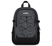 Invicta Mochila escolar Act Plus, gris, 29 l, doble compartimento, bolsillo interior con organizador, bolsillos laterales portabotellas, compartimento interior para PC, escuela media y superior, niño