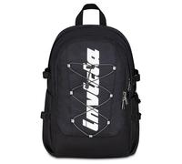 Invicta Mochila escolar Act Plus, negra, 29 L, doble compartimento, bolsillo interior con organizador, bolsillos laterales para botellas, compartimento para PC, escuela media y superior, niño, niña