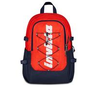 Invicta Mochila escolar Act Plus, roja, 29 L, doble compartimento, bolsillo interior con organizador, bolsillos laterales portabotellas, compartimento para PC, escuela media y superior, niño, niña