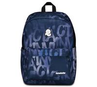 Invicta Mochila escolar Carlson Fantasy, azul, mochila mono compartimento con bolsillo para PC o tableta y bolsillo porta botella, mochila superior, universidad y viaje, niña mujer