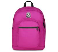 Invicta Mochila escolar doble compartimento Dial Solid, Fucsia, Bolsillo Porta Cantimplora, Bolsillo para PC 14", Maxi Capacidad, Mochila Escolar, Niño y Niña, fucsia, Talla única, Moderno