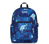 Invicta Mochila escolar Jelek, azul, doble compartimento con bolsillo para PC y bolsillo para botella, 34 l, escuela media y superior, mochila para niña