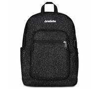 Invicta Mochila Escolar Jelek, Color Negro Brillante, Doble Compartimento con Bolsillo para PC y Bolsillo para Botella, 34 l, Escuela Secundaria y Superior, Mochila para niña