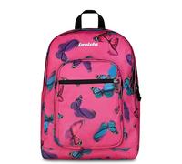 Invicta Mochila escolar Jelek, rosa, doble compartimento con bolsillo para PC y bolsillo para botella, 34 l, escuela media y superior, mochila para niña