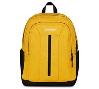 Invicta Mochila escolar Jelek Up LED, amarilla, doble compartimento con bolsillo para PC y bolsillo para botella, 34 l, escuela secundaria y superior, mochila niña y niño