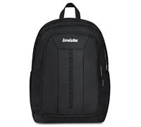 Invicta Mochila escolar Jelek Up LED, negra, doble compartimento con bolsillo para PC y bolsillo para botella, 36 l, escuela secundaria y superior, mochila para niña y niño