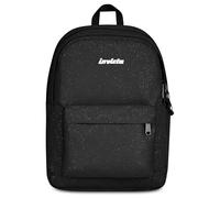 Invicta Mochila escolar Lab Shine, negra, 27 L, efecto purpurina, doble compartimento, bolsillos laterales portabotellas, bolsillo interior con organizador, compartimento para PC, escuela media y