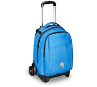Invicta Mochila Escolar New Tech Solid, Color Azul, 3 en 1, Mochila con Carro desenganchable, Multibolsillos, maxiespacio, Escuela, Viaje y Tiempo Libre, para niños, Turquesa, Talla única, Escolar