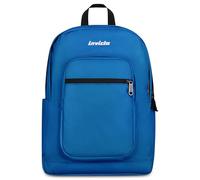 Invicta Mochila Jelek Plain, azul, 34 L, doble compartimento, doble bolsillo frontal, bolsillo interior con organizador, bolsillo para PC o tableta, bolsillo para botella de agua, escuela media y