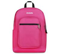 Invicta Mochila Jelek Plain, fucsia, 34 L, doble compartimento, doble bolsillo frontal, bolsillo interior con organizador, bolsillo para PC o tableta, bolsillo para botella de agua, escuela media y