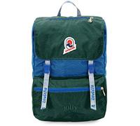 Invicta Mochila JOLLY VINTAGE, Verte y Azul - Mochila de Negocio, Trabajo, Diario, Viaje, Escolares, para hombres, mujeres y adolescentes - Bolsillo Interior para Portátil - Mochila Viaje