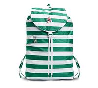 Invicta Mochila MINISAC NEXT VINTAGE, bicolor Blanco y Verte - Mochila de Negocio, Trabajo, Diario, Viaje, Escolares, para hombres, mujeres y adolescentes - Mochila Plegable Ultraligera