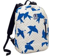 Invicta Mochila, ORIGAMI, Mochila, bolsa para libros, para adolescentes, niñas y niños, Gran Capacidad, Para La Escuela, El Deporte, El Tiempo Libre, Doble cara, Diseño Italiano, Azul/multicolor