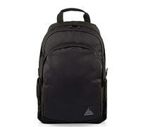 Invicta Mochila, Round Unisex, Gran capacidad, para la oficina, viajes de un día y Desplazamiento Funda para portátil, Cinturón de pecho, Diseño Italiano, Negro