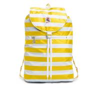 Invicta Mochila, VINTAGE HERITAGE; Mochila Casual, Unisex, 8 LT, para viajes de un día y tiempo libre, con cinturón, plegable, diseño italiano, bicolor Amarillo/Blanco