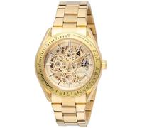 INVICTA Objet D Art 49501 Reloj de Hombre - Movimiento Automático - Acero Inoxidable con Esfera Dorada - 43 mm