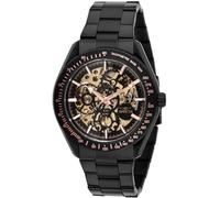 INVICTA Objet D Art 49503 Reloj para Hombre - Impermeable - Analógico - Movimiento Automático - Acero Inoxidable con Esfera Negro - 43mm
