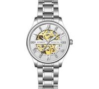 INVICTA Objet D Art 69117 Reloj de Hombre - Movimiento Automático - Acero Inoxidable con Esfera Plateada - 40 mm