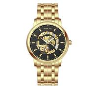INVICTA Objet D Art 69121 Reloj de Hombre - Movimiento Automático - Acero Inoxidable con Esfera Negra - 42 mm