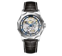 INVICTA Objet D Art 69126 Reloj de Hombre - Movimiento Automático - Acero Inoxidable con Esfera Plateada - 42 mm