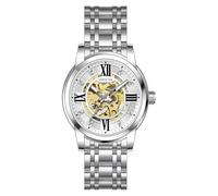 INVICTA Objet D Art 69133 Reloj de Hombre - Movimiento Automático - Acero Inoxidable con Esfera Plateada - 41 mm