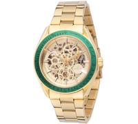 INVICTA Objet D Art 69453 Reloj para Hombre - Impermeable - Analógico - Movimiento Automático - Acero Inoxidable con Esfera Verde - 43mm