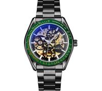 INVICTA Objet D Art 69504 Reloj para Hombre - Impermeable - Analógico - Movimiento Automático - Acero Inoxidable con Esfera Oro - 43mm