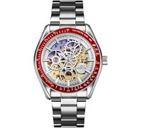 INVICTA Objet D Art 69596 Reloj de Hombre - Movimiento Automático - Acero Inoxidable con Esfera Plateada - 43 mm