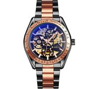INVICTA Objet D Art 69598 Reloj de Hombre - Movimiento Automático - Acero Inoxidable con Esfera Negra - 43 mm