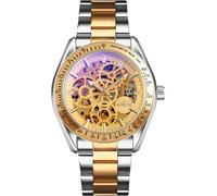 INVICTA Objet D Art 69600 Reloj de Hombre - Movimiento Automático - Acero Inoxidable con Esfera Dorada - 43 mm