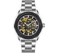 INVICTA Objet D Art 69755 Reloj para Hombre - Impermeable - Analógico - Movimiento Automático - Acero Inoxidable con Esfera Negro - 43mm