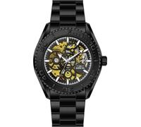 INVICTA Objet D Art 69761 Reloj para Hombre - Impermeable - Analógico - Movimiento Automático - Acero Inoxidable con Esfera Negro - 43mm