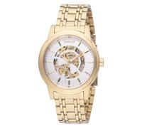 Invicta Objet D Art Men - LG0801B Automático de acero inoxidable de 42,5 mm, esfera plateada y acero dorado