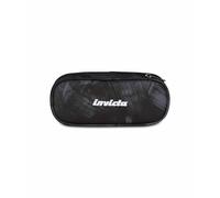 Invicta Portalápices escolar Lip, gris, bolsillo interior con cremallera y trabillas elásticas portalápices, accesorios para mochila, escuela media y superior, para niño y niña, gris, Talla única