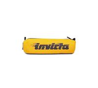 Invicta Portalápices, Loop Pencil Bag, Amarillo, Maxi Logo, Portápices Escuela, Saffron Orange, DIMENSIONI: 20,5x4,5x4,5 cm, Escuela