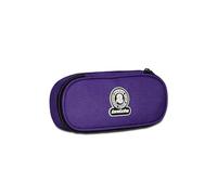 Invicta Portalápices para Escuela Round Plus Solid, Violeta, Monocompartimento con Organizador, Escuela y Ocio, Niños y Jóvenes, Morado, Escuela, Morado, Escuela