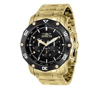 Invicta Pro Diver 37725 Reloj para Hombre - Impermeable - Analógico - Movimiento Cuarzo - Acero Inoxidable con Esfera Negro - 50mm